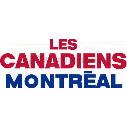 Montreal Canadiens T-shirts Iron On Transfers N202 - Click Image to Close